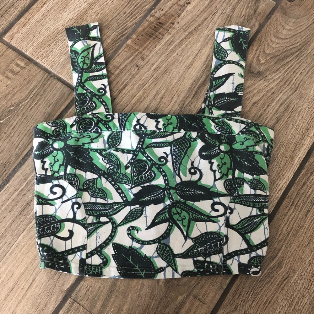 Botanical crop top